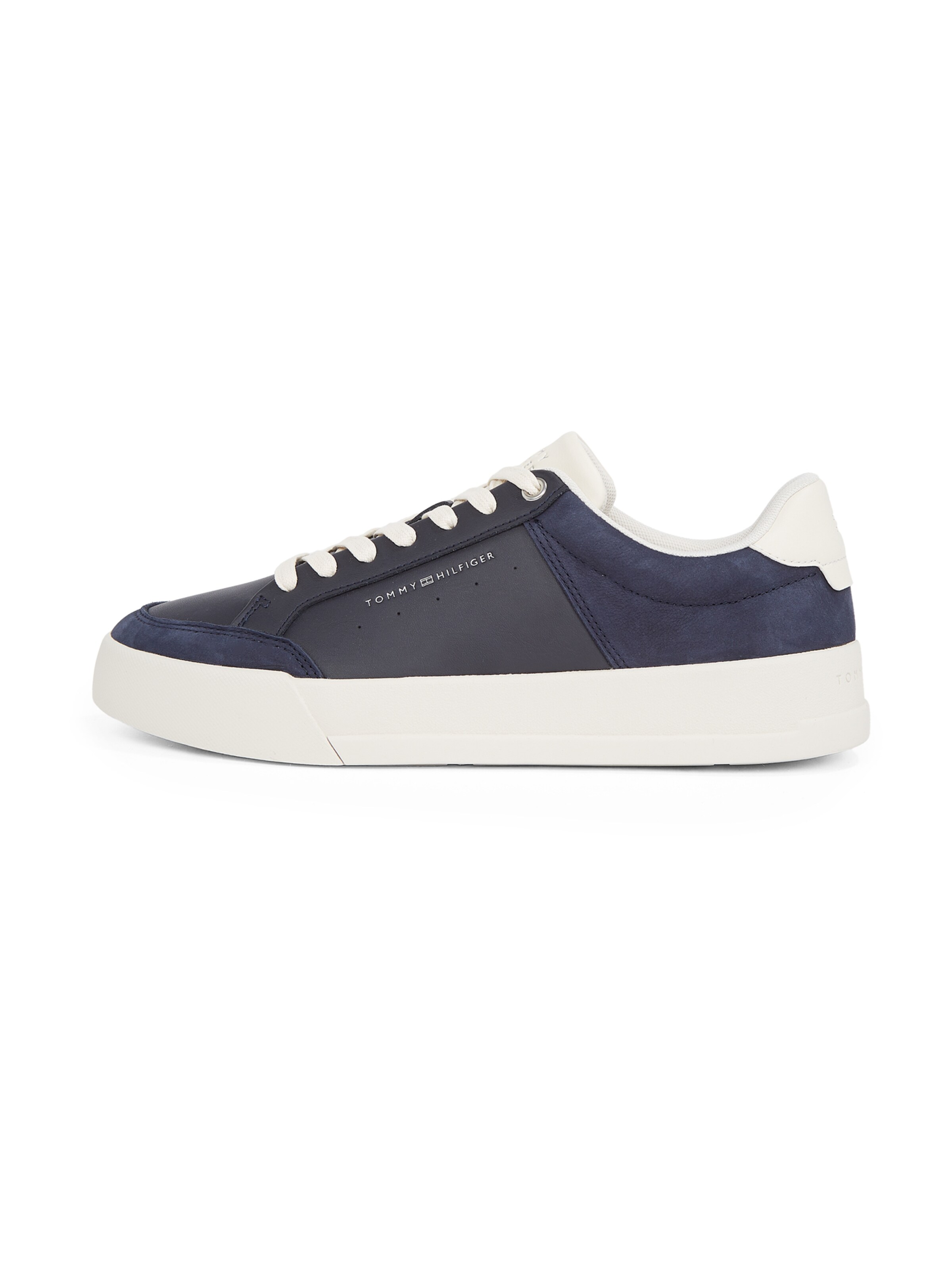 TOMMY HILFIGER Låg sneaker 'COURT' i blå: framsida