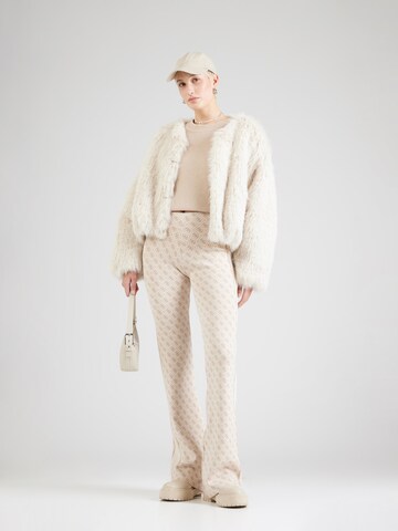 GUESS - Acampanado Pantalón 'LISE' en beige