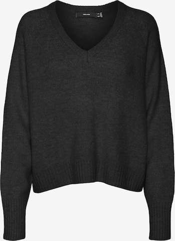VERO MODA Sweater 'Ellylefile' in Black: front