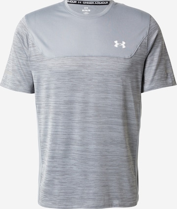 UNDER ARMOUR Функциональная футболка 'Tech Utility' в Серый: спереди