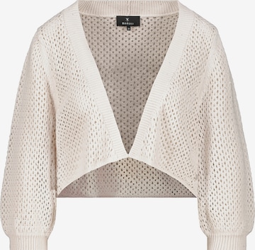 Cardigan monari en blanc : devant