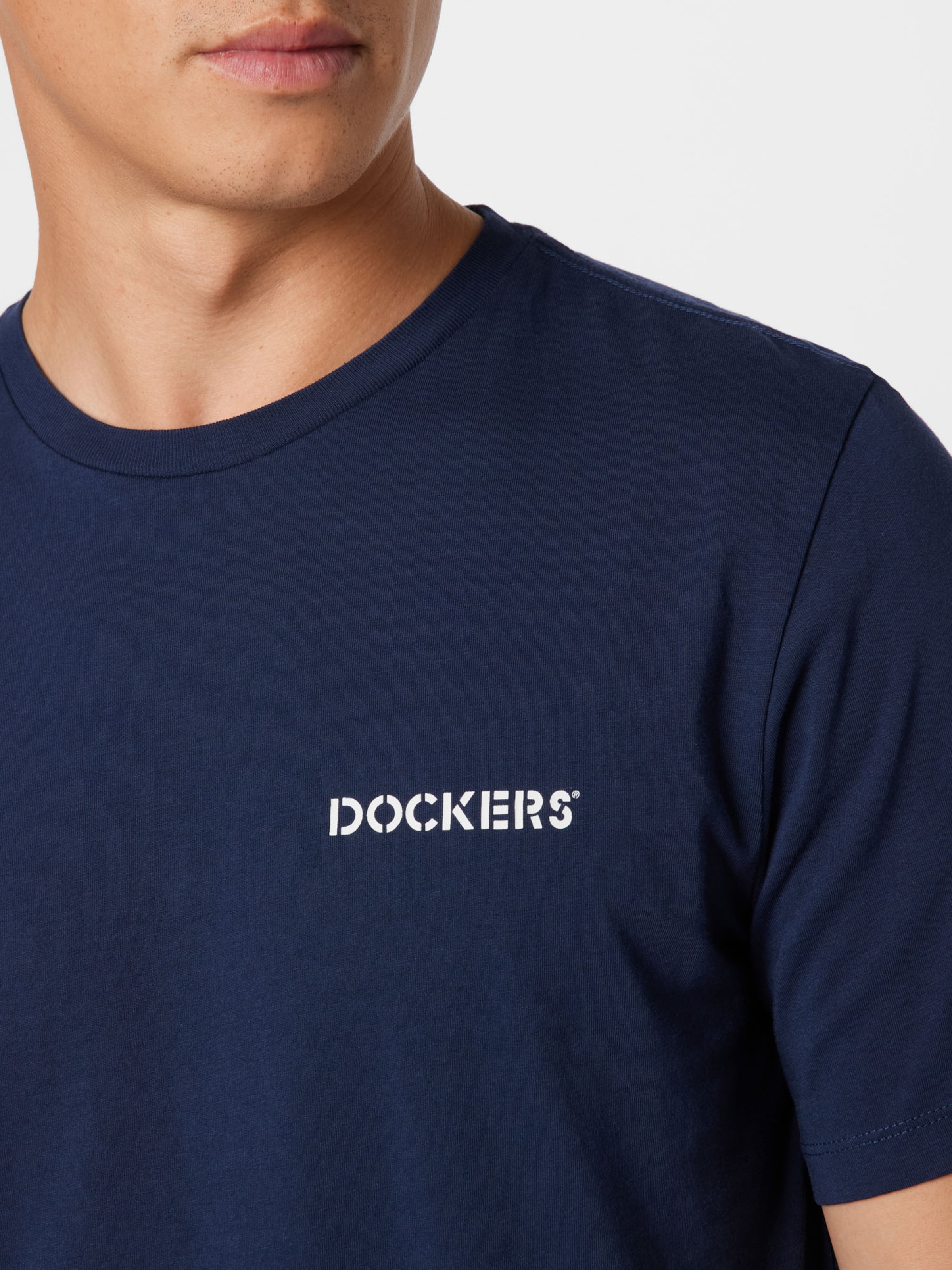 Männer Shirts Dockers T-Shirt in Navy - KV34453 Männer Shirts Dockers T-Shirt in Navy - KV34453