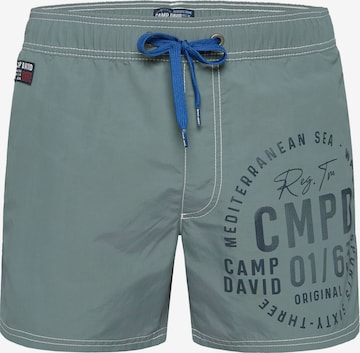 CAMP DAVID Badeshorts in Grün: Vorderseite