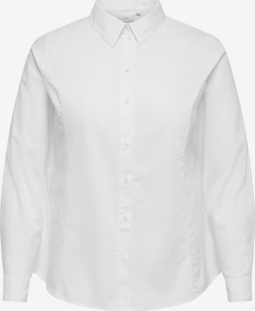 Chemisier 'CARAmmy' ONLY Carmakoma en blanc : devant