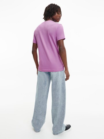 T-Shirt Calvin Klein Jeans en violet