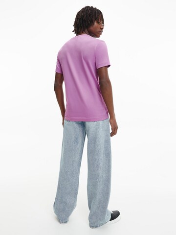 Calvin Klein Jeans T-Shirt in Lila