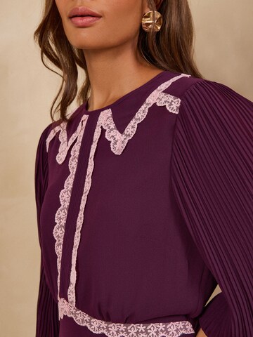 love & roses - Vestido camisero en rojo