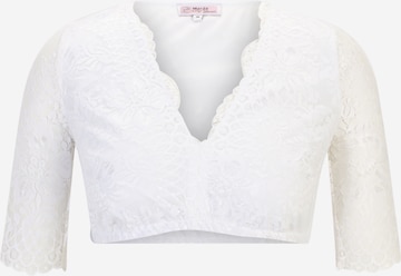 Blouse folklorique 'Linja-Vida' MARJO en blanc : devant