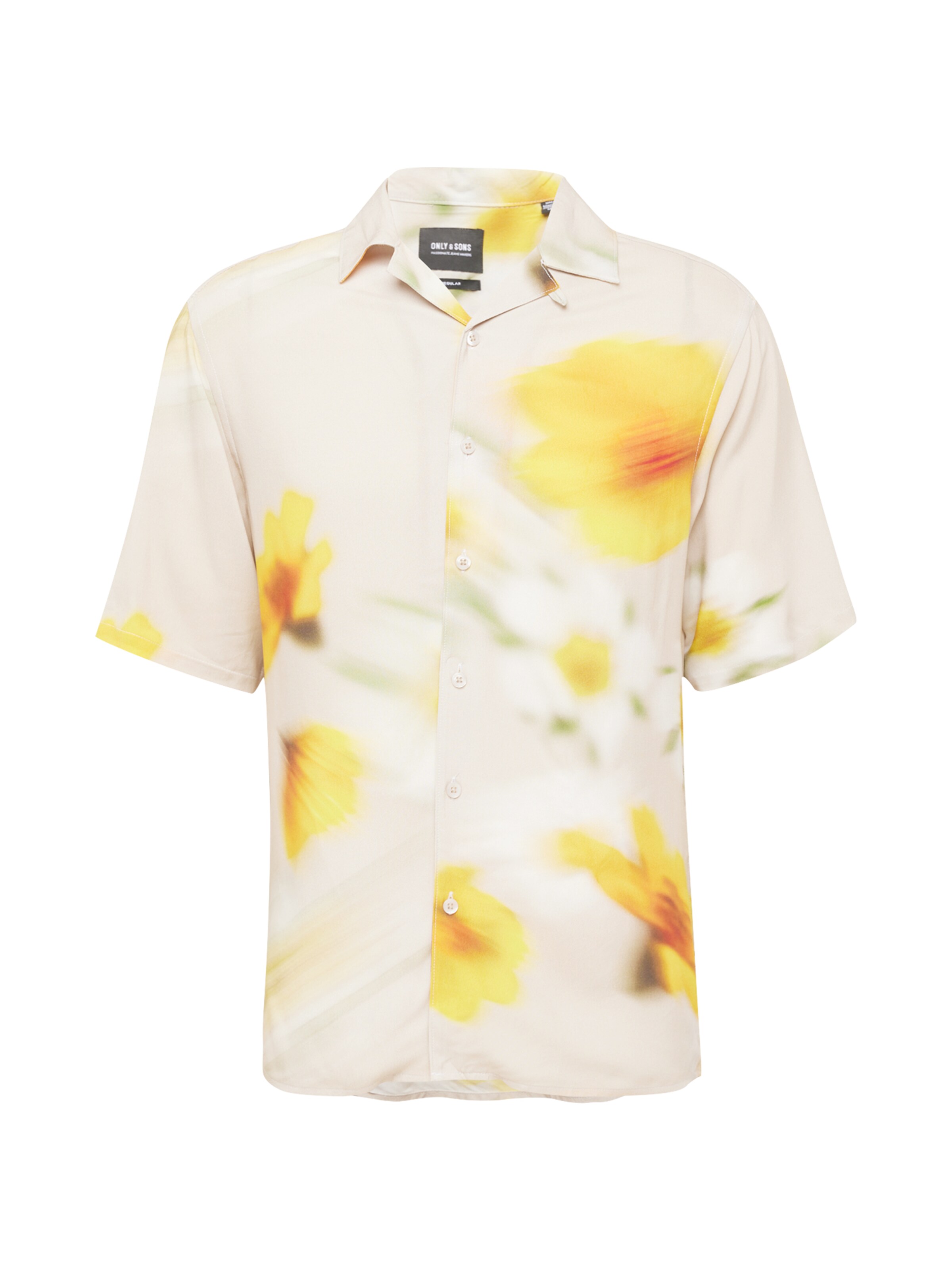 Only & Sons Overhemd 'ONSALO' in Beige: voorkant