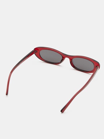 Pull&Bear Slnečné okuliare - Červená