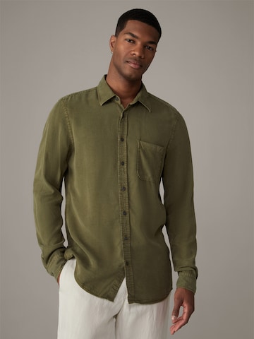 STRELLSON Regular fit Button Up Shirt ' Carver ' in Green: front