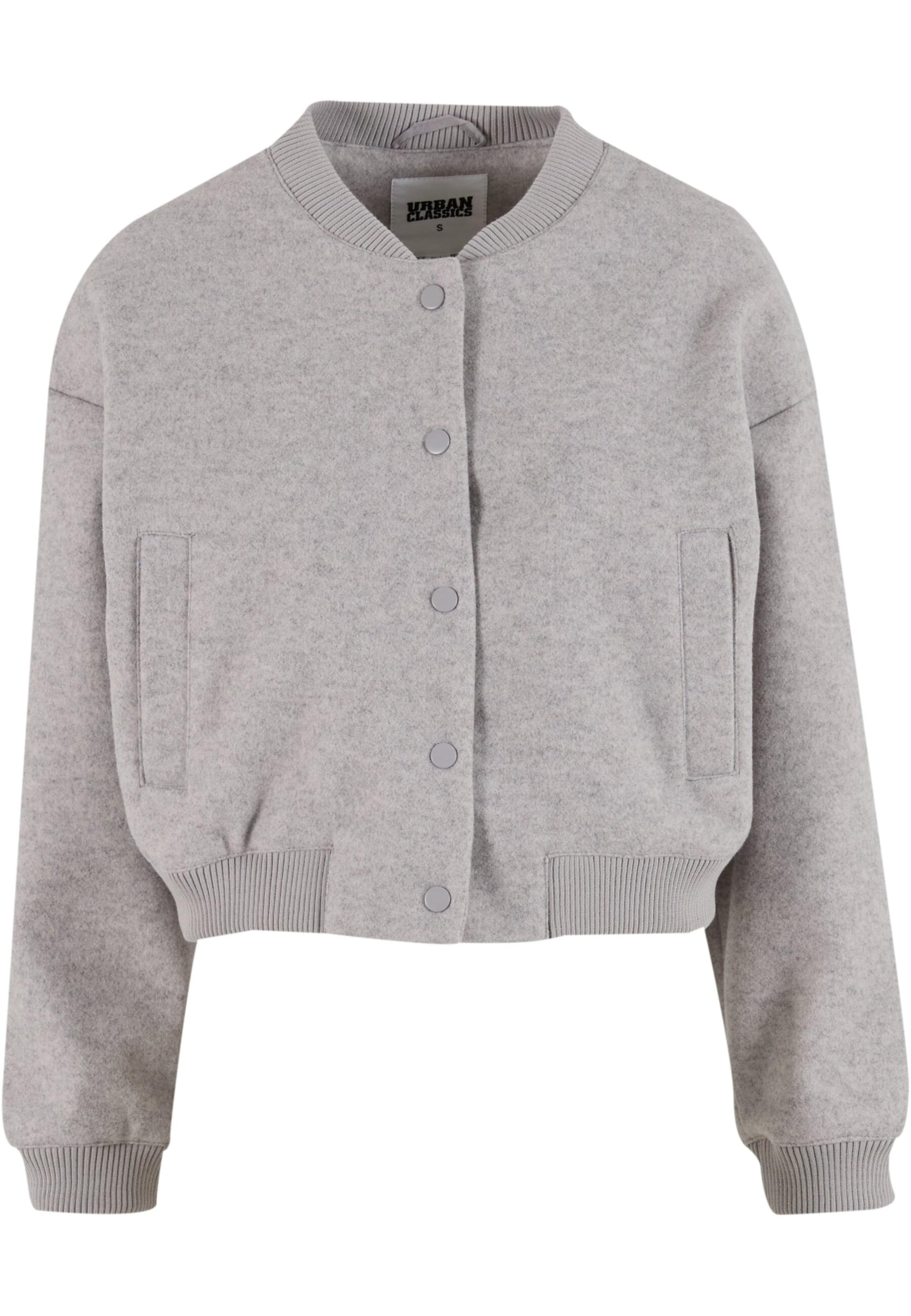 Urban Classics Tussenjas in Grijs: voorkant