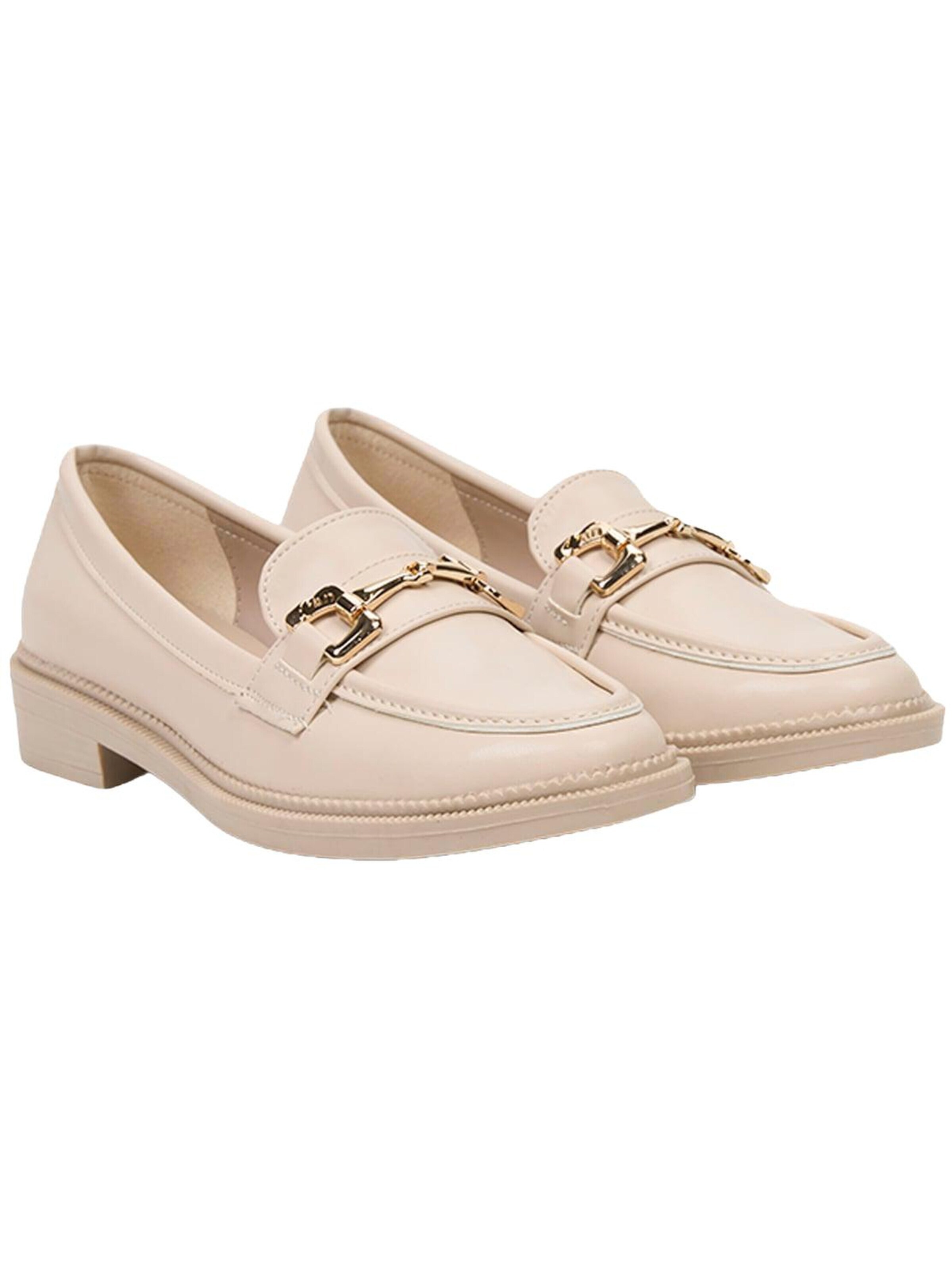 Desa Classic Flats 'Beleg' in Beige: front