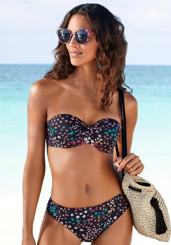 s.Oliver Balconette Bikini-Top 'Milly' in Schwarz: predná strana