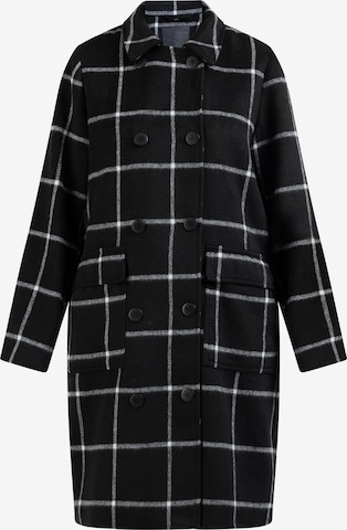 DreiMaster Klassik Between-Seasons Coat in Black: front