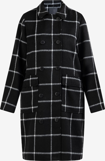 DreiMaster Klassik Mantel in schwarz / weiß, Produktansicht