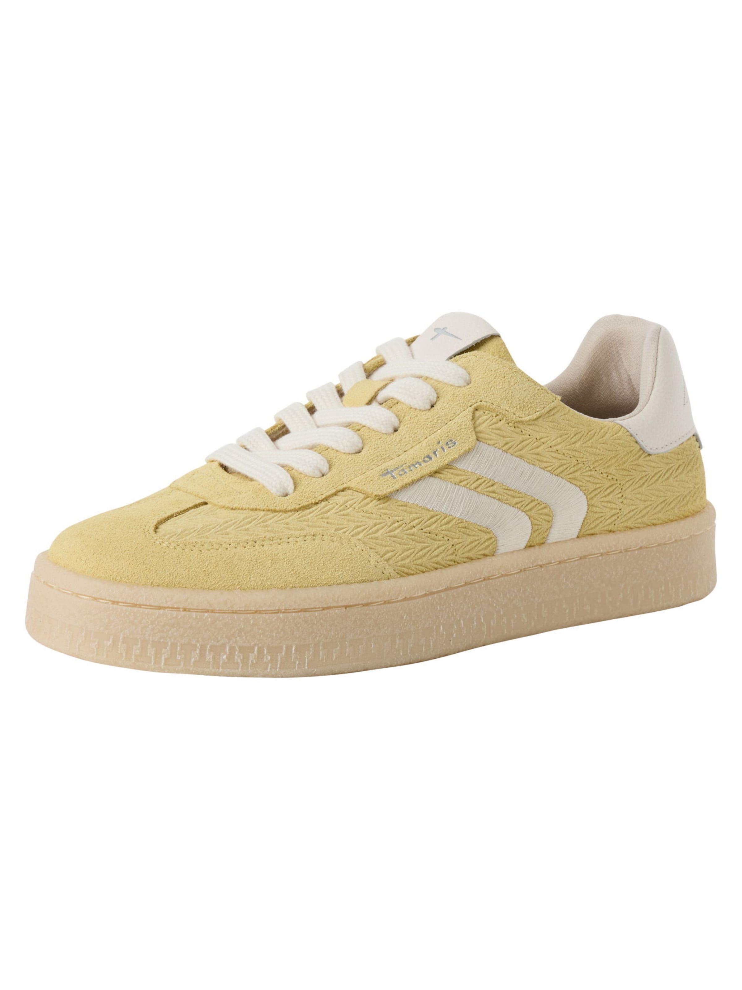 Tamaris Platform trainers in Yellow: front