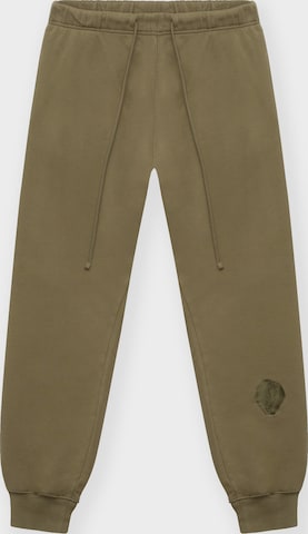 Pantaloni 'Embroidered shell sweatpants' di BARRYAN in verde: frontale