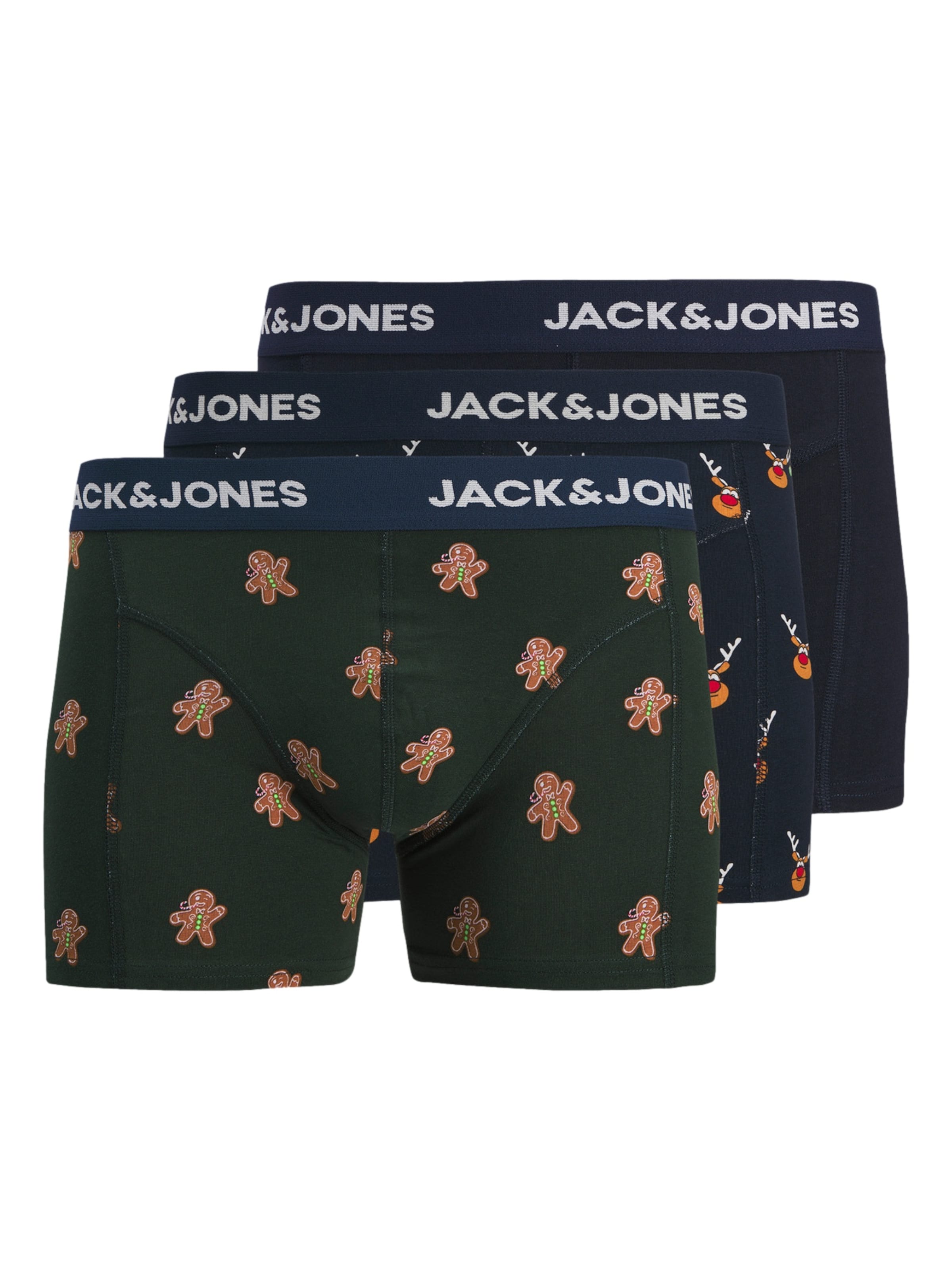 JACK & JONES Boxershorts 'JACGATE DEER' in Blau: Vorderseite