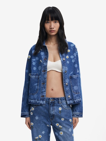 Desigual Tussenjas in Blauw: voorkant