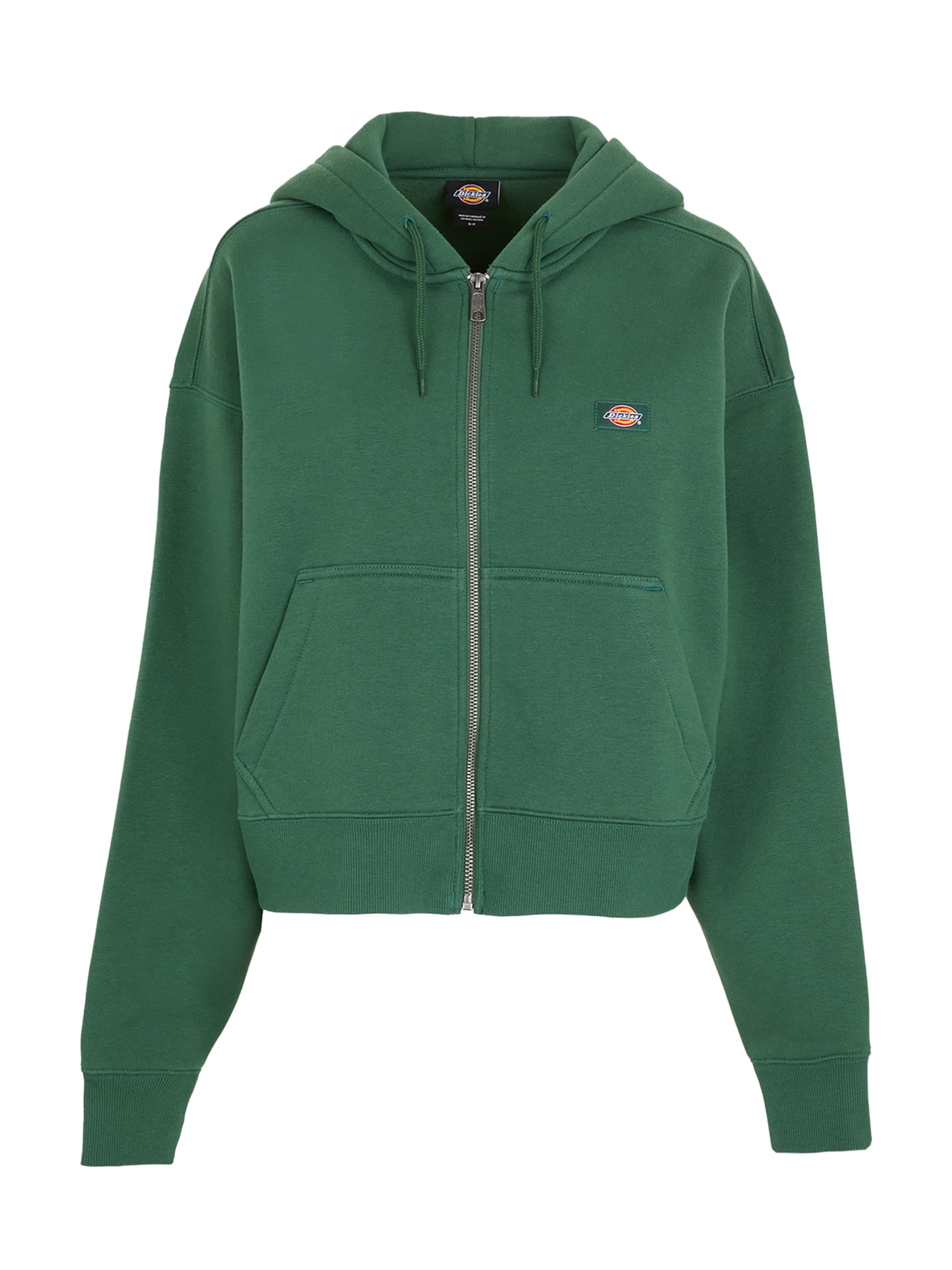 DICKIES Ζακέτα φούτερ 'Oakport' σε πράσινο: μπροστά