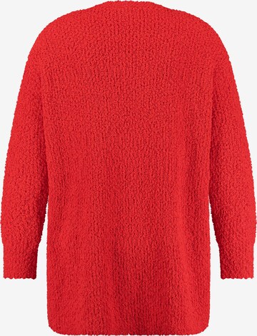 Cardigan SAMOON en rouge