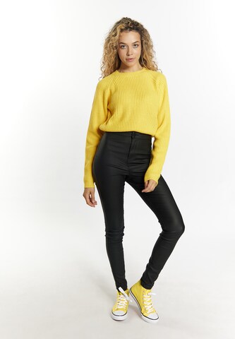 MYMO Pullover 'Blonda' in Gelb