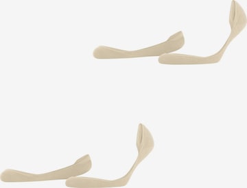 ESPRIT Socks 'Solid Low 2-Pack' in Beige: front