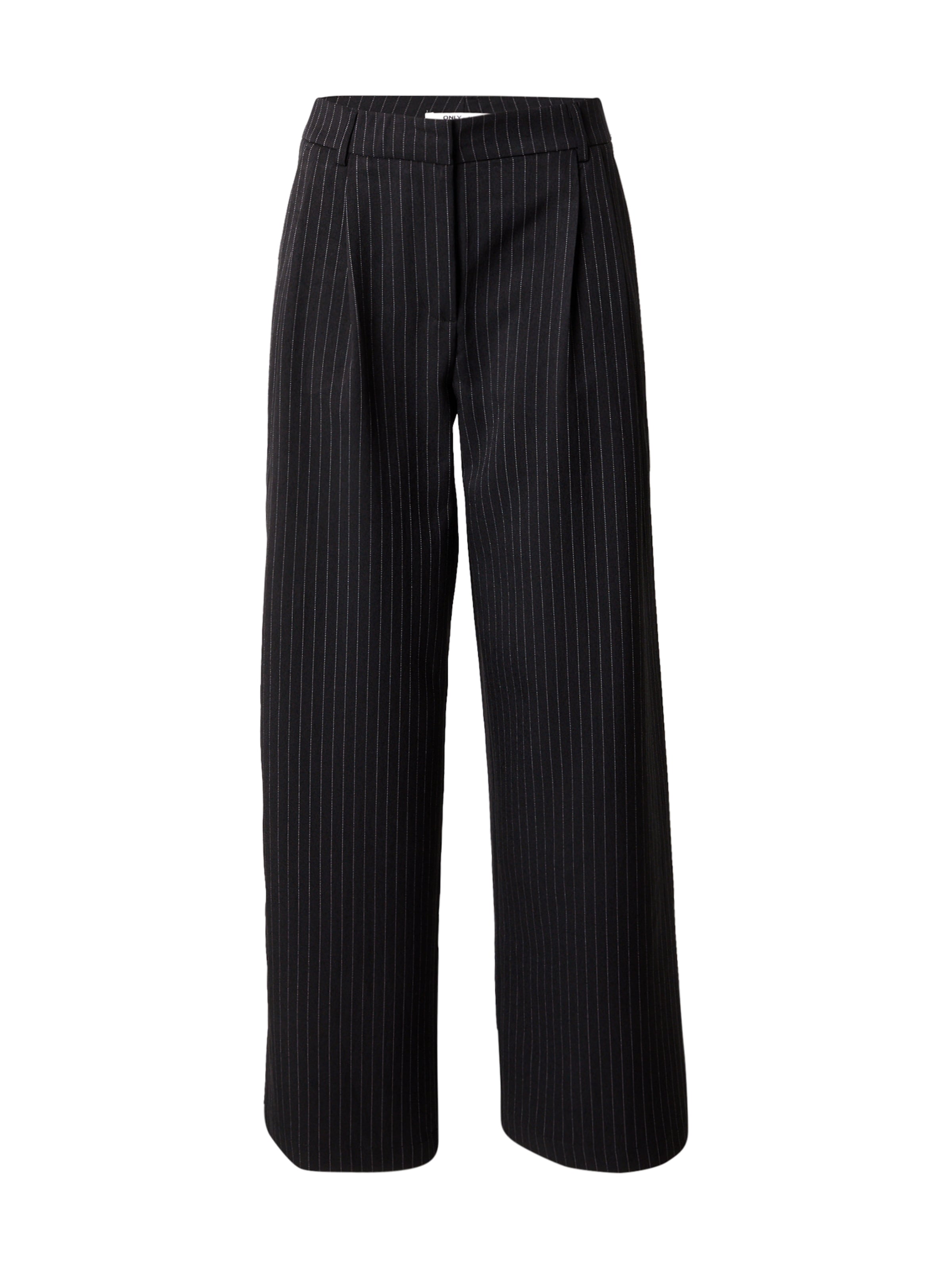 ONLY Wide Leg Hose 'ONLREINA' in Schwarz: Vorderseite