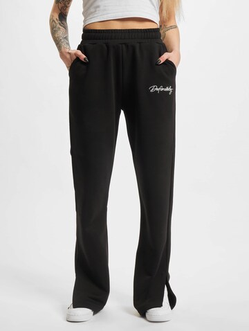 DEF Wide Leg Hose in Schwarz