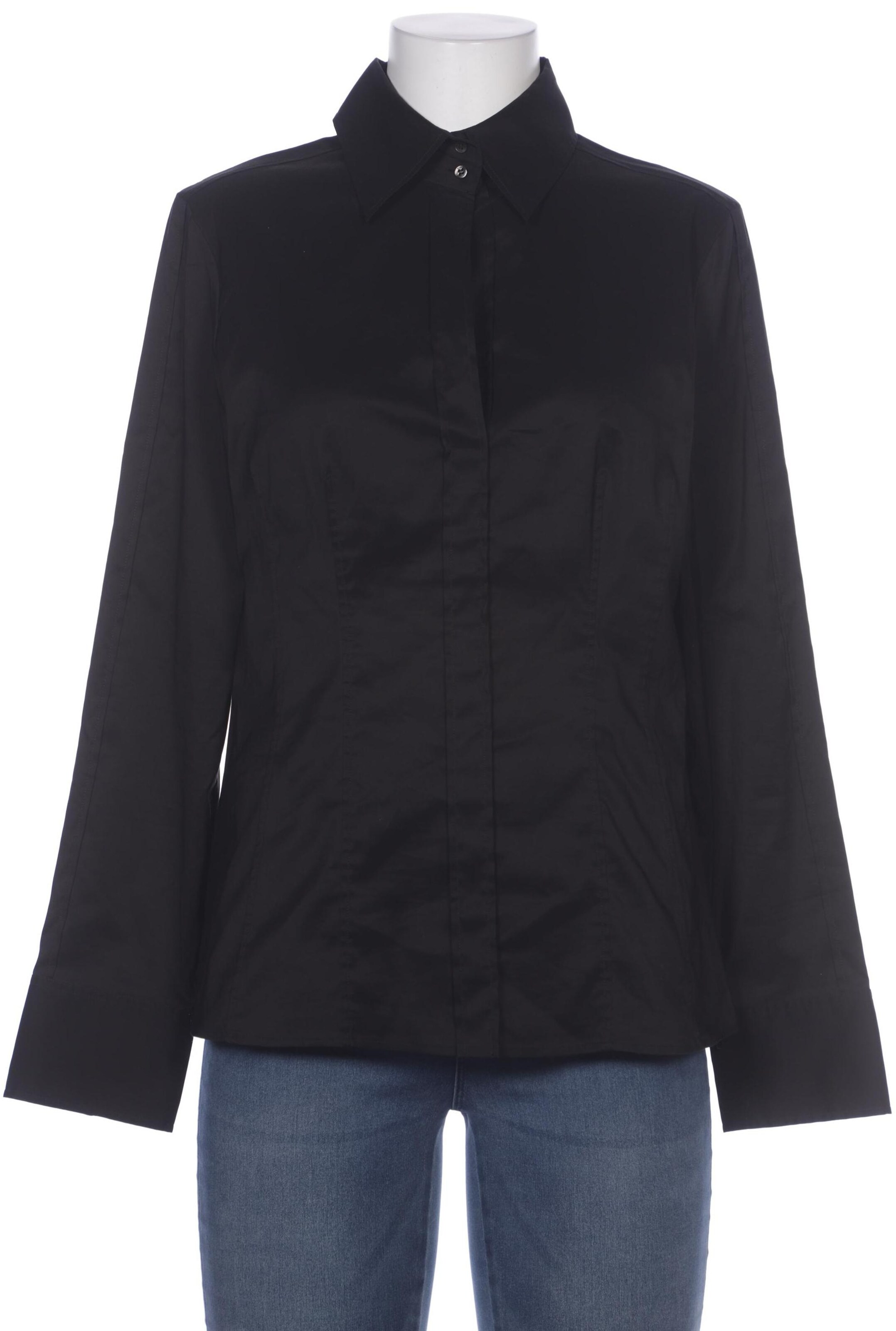 BOSS Bluse XL in Schwarz: Vorderseite