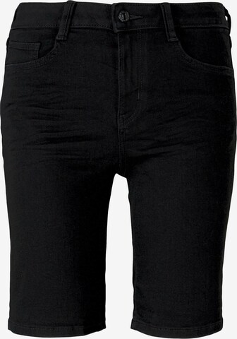 TOM TAILOR DENIM Regular Jeans 'Lina' in Zwart: voorkant