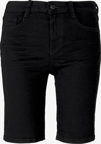 Regular Jeans 'Lina' de la TOM TAILOR DENIM pe negru: față