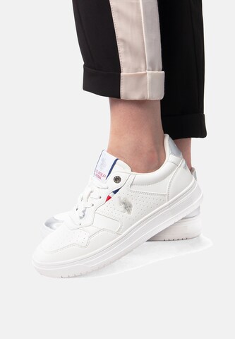 Sneaker bassa 'KOSMO002W/5Y6' di U.S. POLO ASSN. in bianco