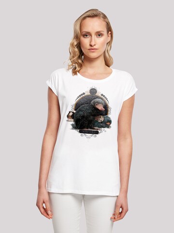 F4NT4STIC T-Shirt 'Fantastic Beasts 2 Baby Nifflers' in Weiß: Vorderseite