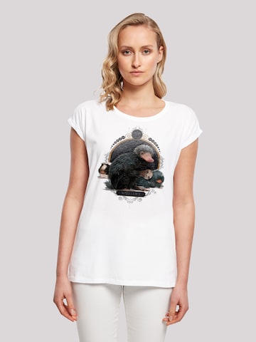 F4NT4STIC T-Shirt 'Fantastic Beasts 2 Baby Nifflers' in Weiß: predná strana