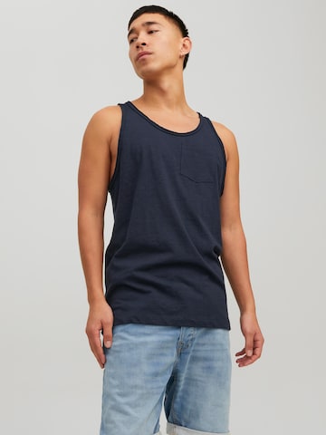 JACK & JONES - Camisa 'Crayon' em azul: frente