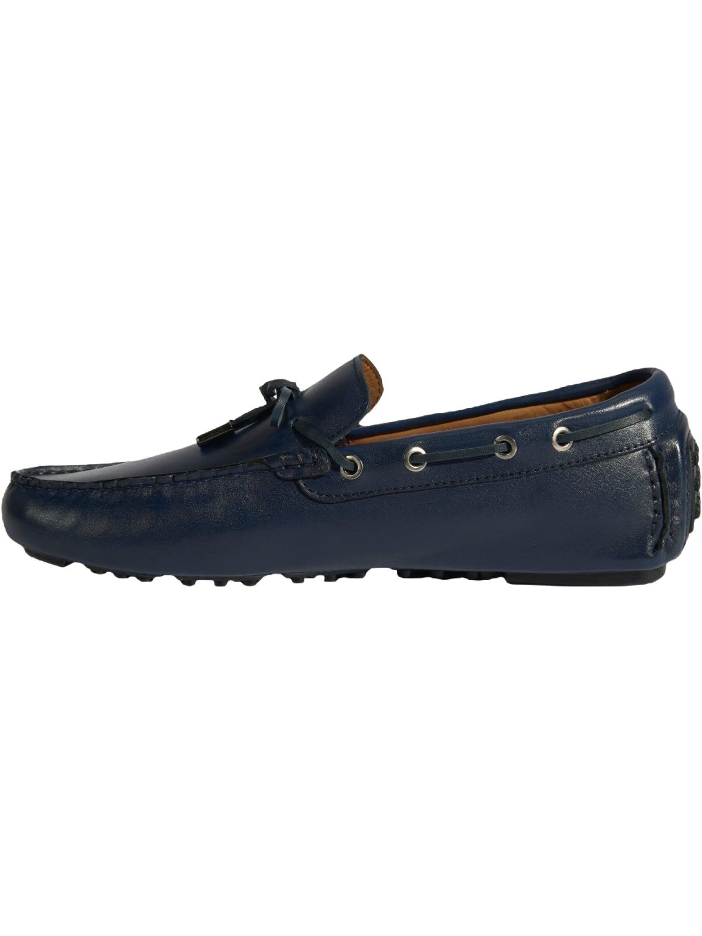 Desa Moccasins 'Slip-Ons' in Blue: front