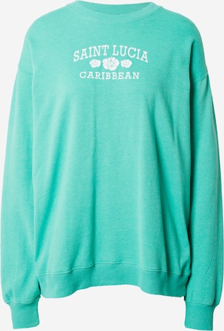HOLLISTER Sweatshirt i grön: framsida