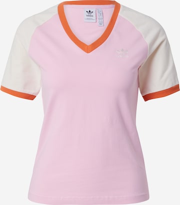 ADIDAS ORIGINALS - Camisa 'Adicolor 70S Cali' em rosa: frente