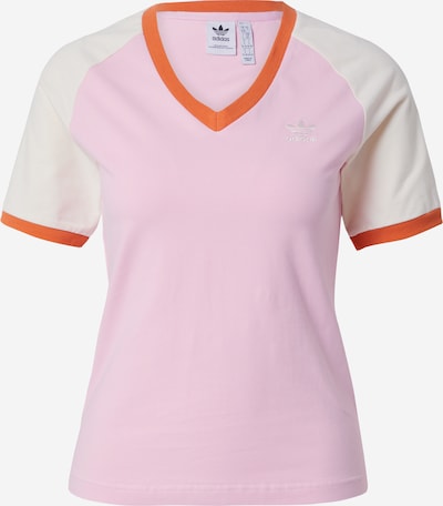 ADIDAS ORIGINALS T-Shirt 'Adicolor 70S Cali' in koralle / rosa / weiß, Produktansicht
