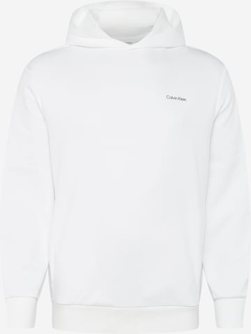 Calvin Klein Big & Tall Sweatshirt in White: front