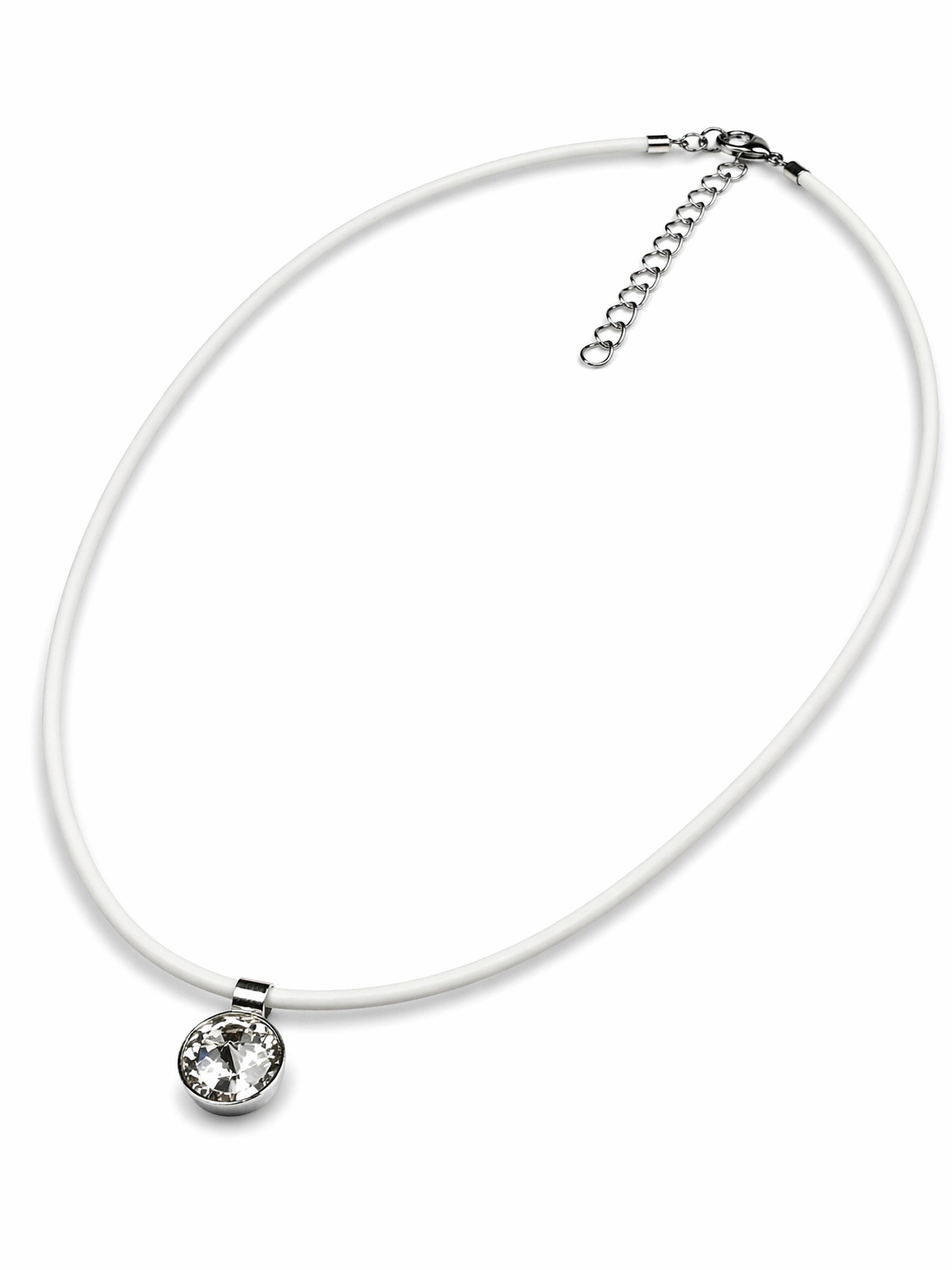 COLLEZIONE ALESSANDRO Necklace 'Frankfurt' in Transparent: front