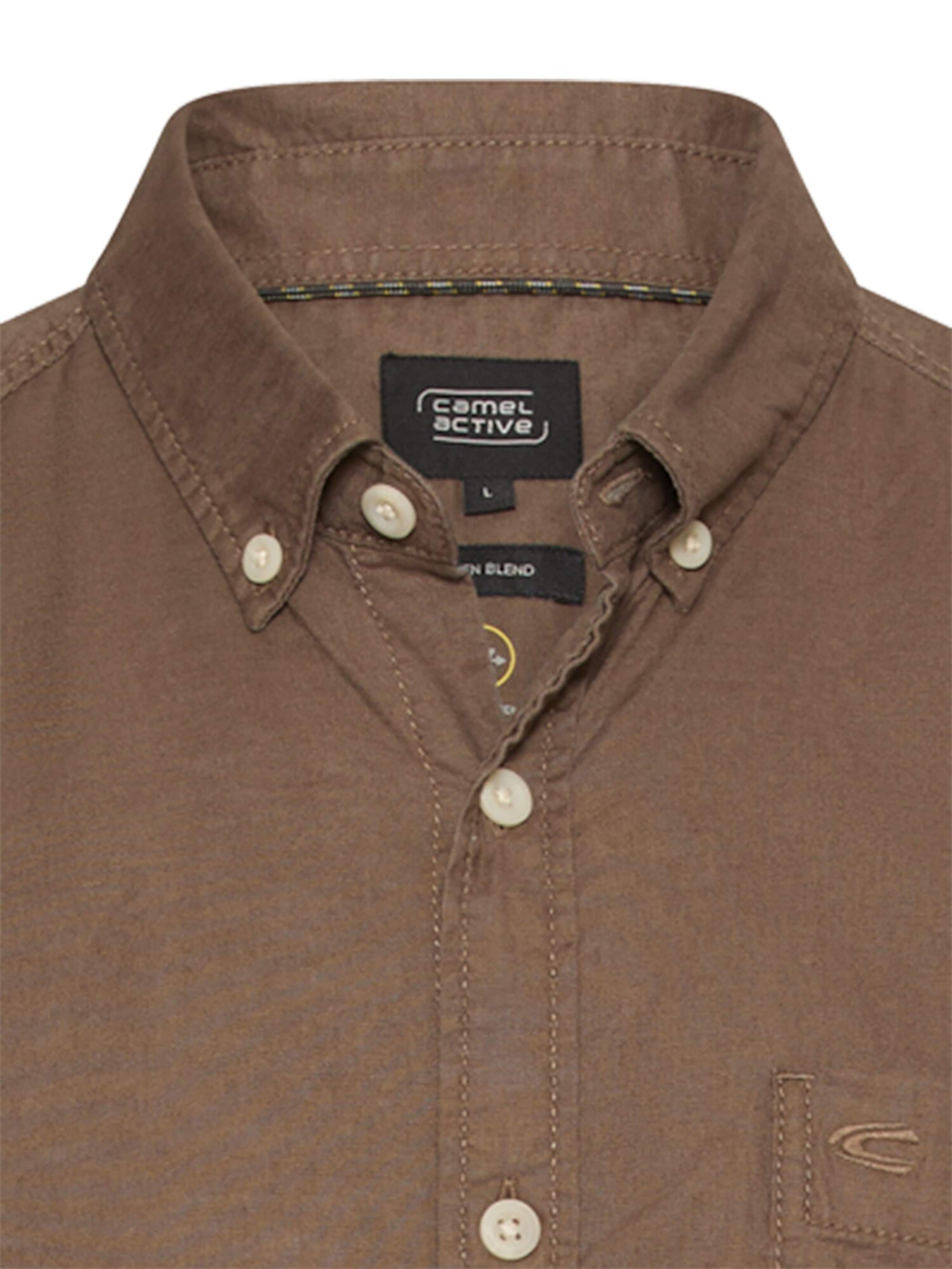 CAMEL ACTIVE Regular fit Button Up Shirt in Brown