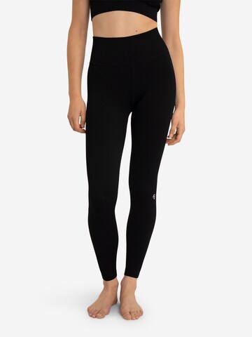 OCEANSAPART Skinny Leggings 'Maya' in Black: front