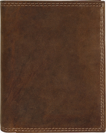 Bagan Wallet in Brown: front