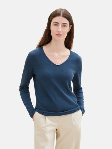 TOM TAILOR Sweater in Blue