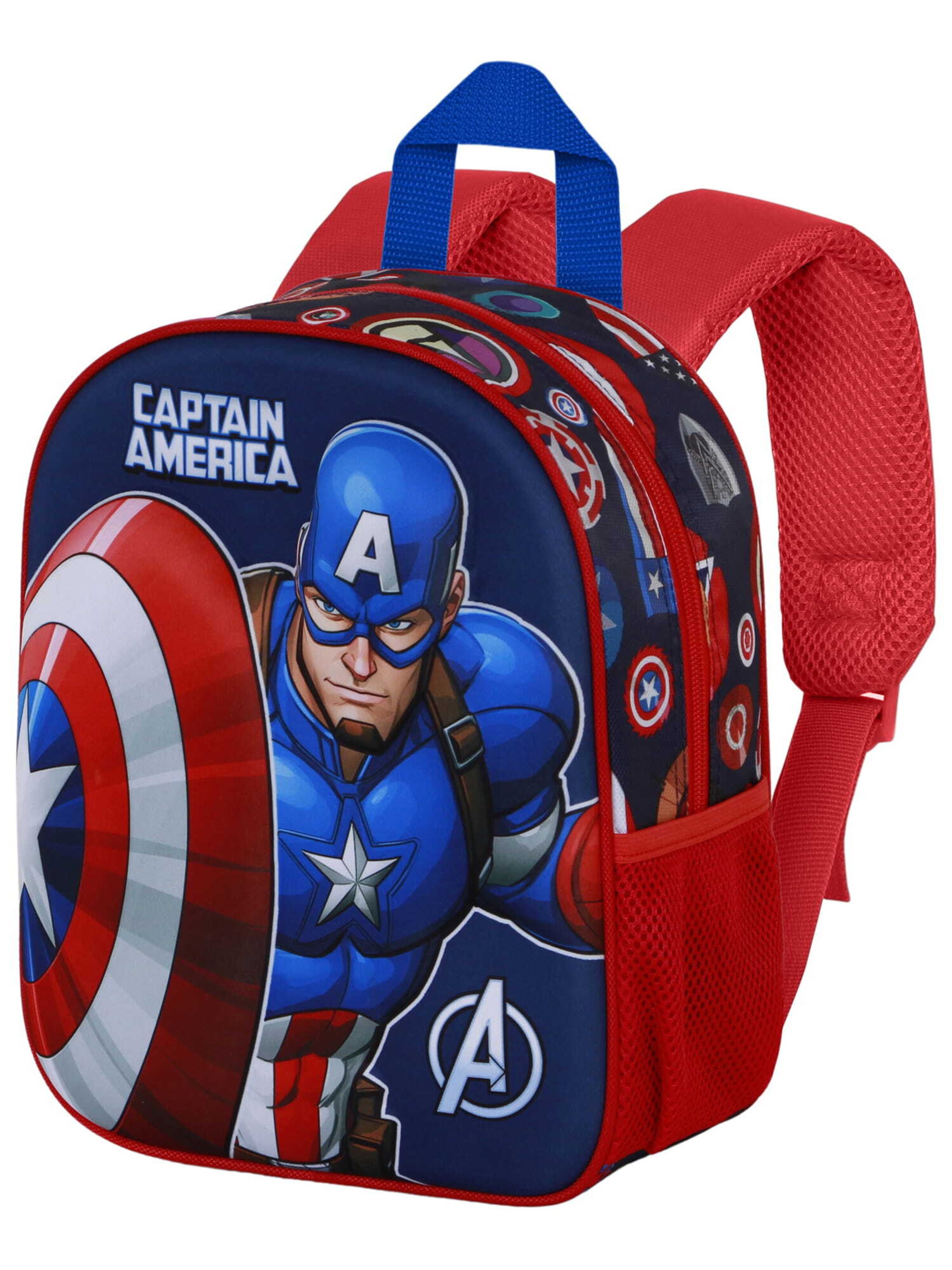 marvel Backpack 'Captain America' in Blue: front