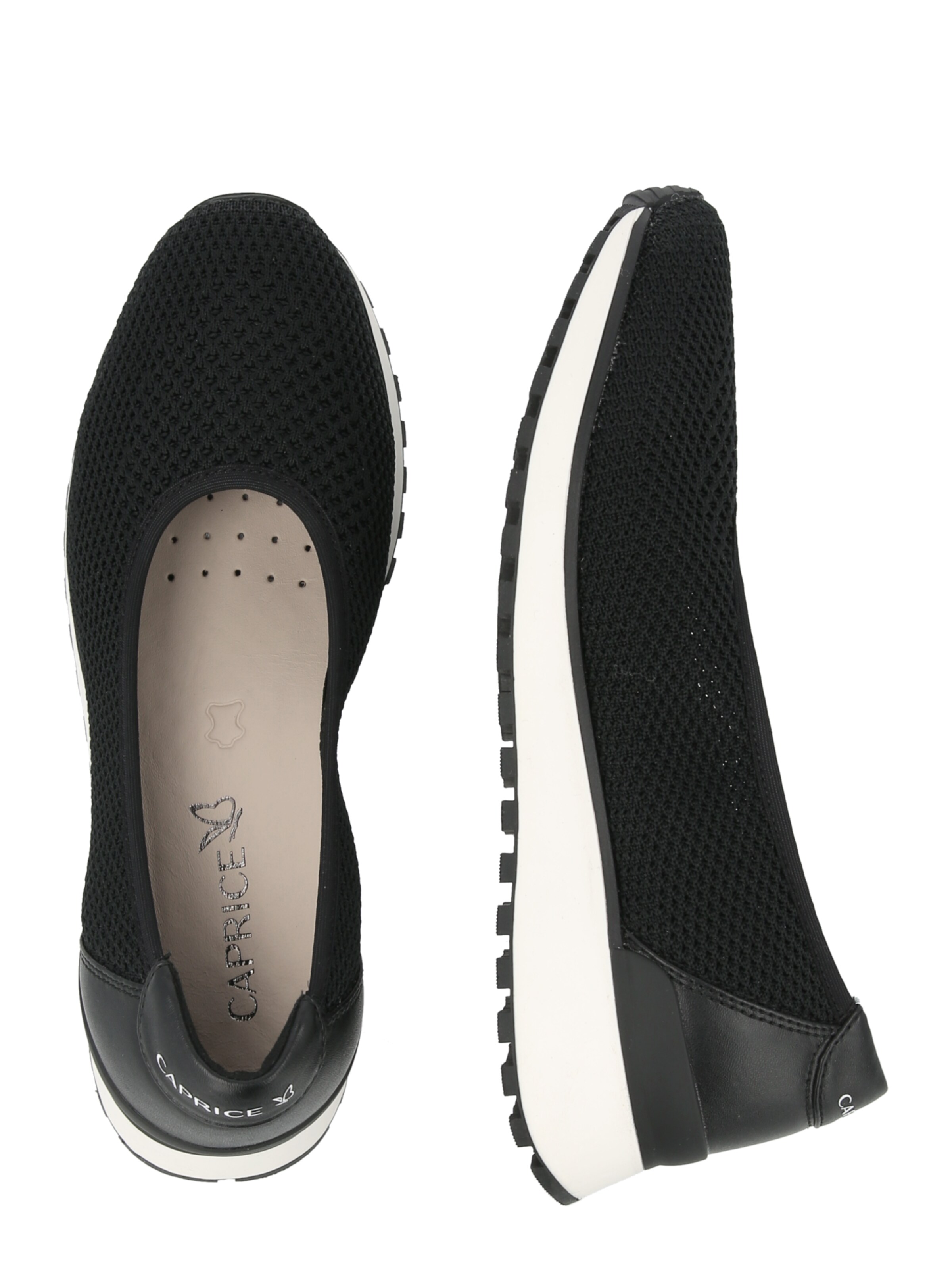 juoda CAPRICE Batai be raištelių