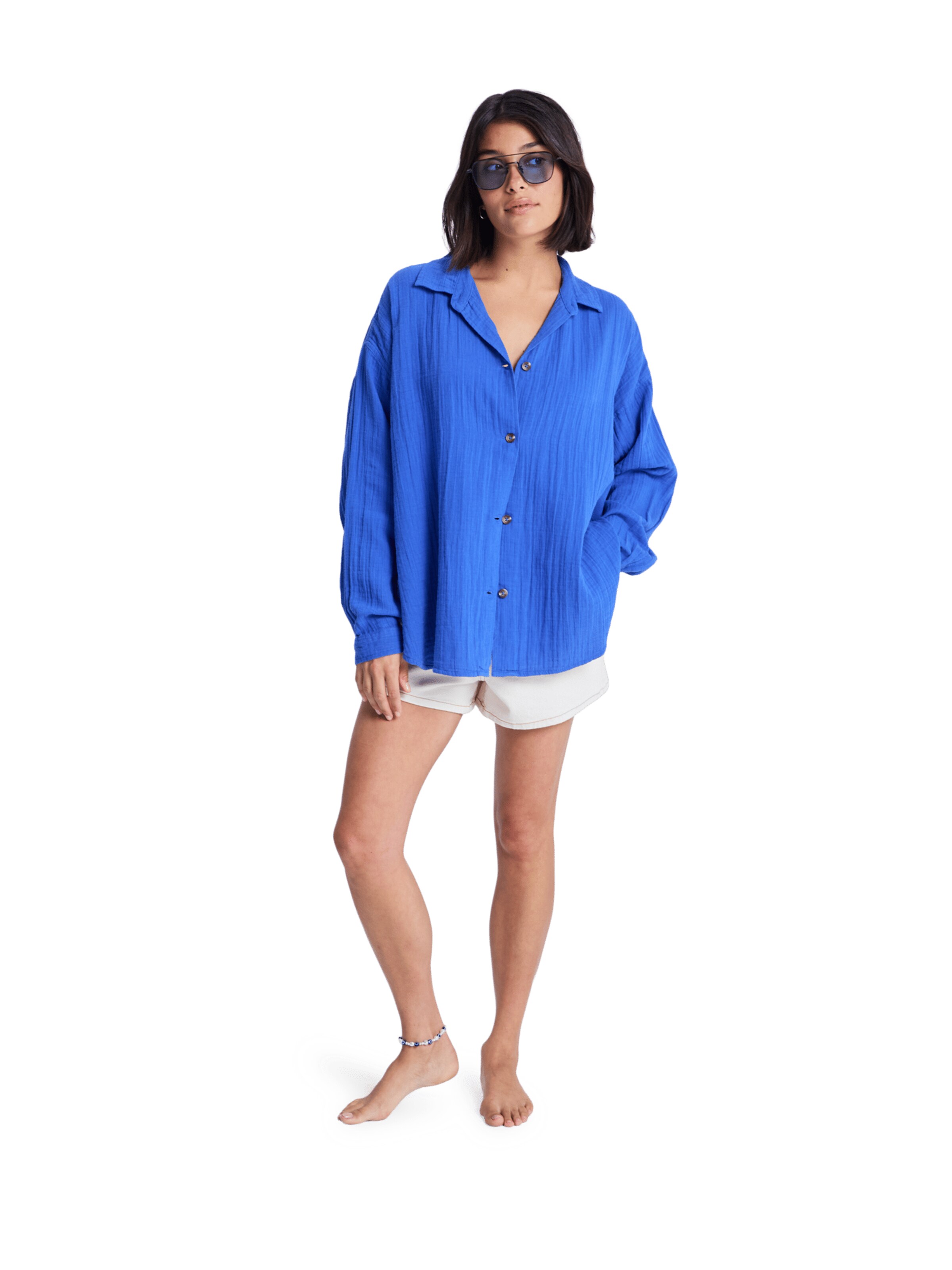 ROXY Bluse 'Morning Time' in Blau